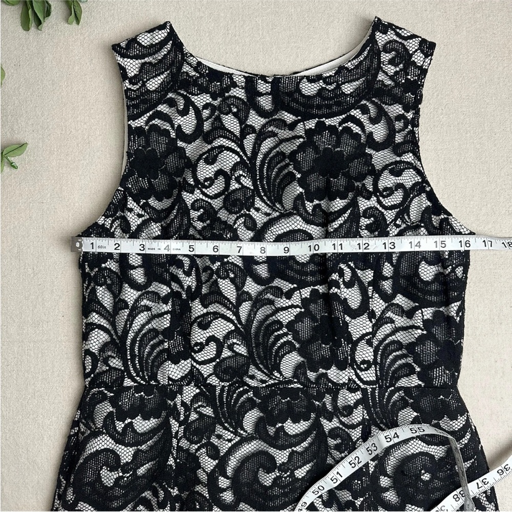 The Limited Lace Sheath Dress Black White Formal Wedding Event Size 10 NWT $108 - Picture 9 of 16